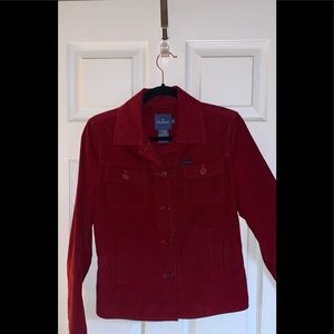 NWOT Faconnable Women's Corduroy Button Closure Jacket Long Sleeve/pockets. XS